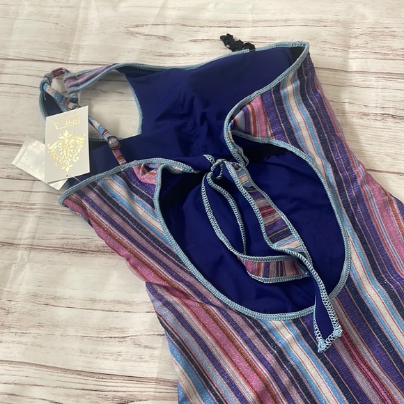 NWT BECCA by Rebecca Virtue SOUTH Coast Arabella Asymmetrical One Piece Swim - Picture 11 of 14